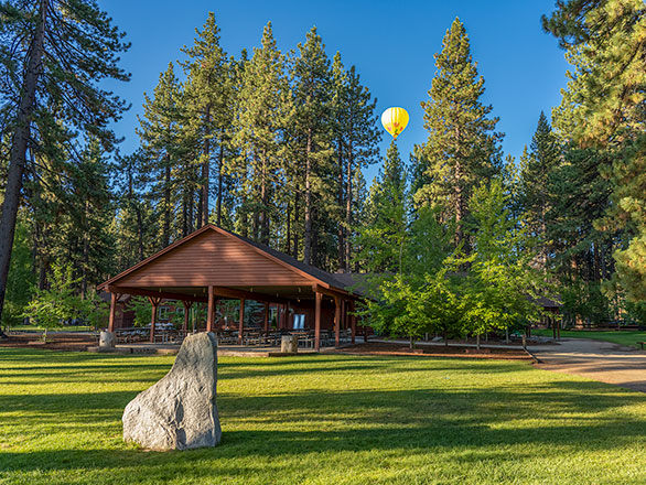 Camp Tahoe's main lodge