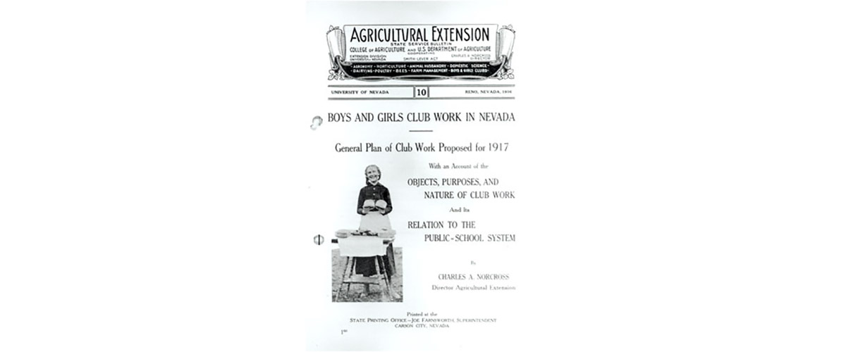 Cover of an Agricultural Extension publication