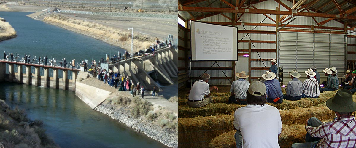 workshop held at derby dam